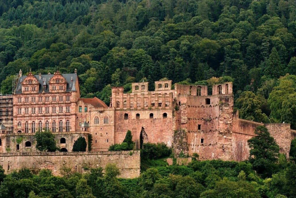 Замок в Гейдельберге Германия