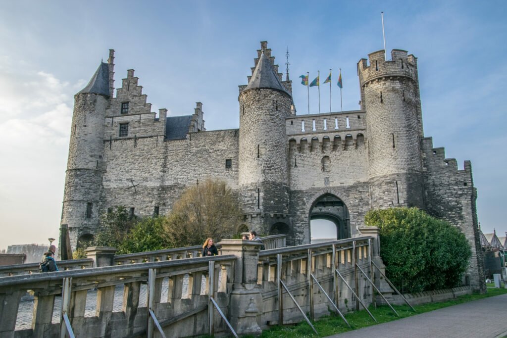 Замок Стен Антверпен Бельгия